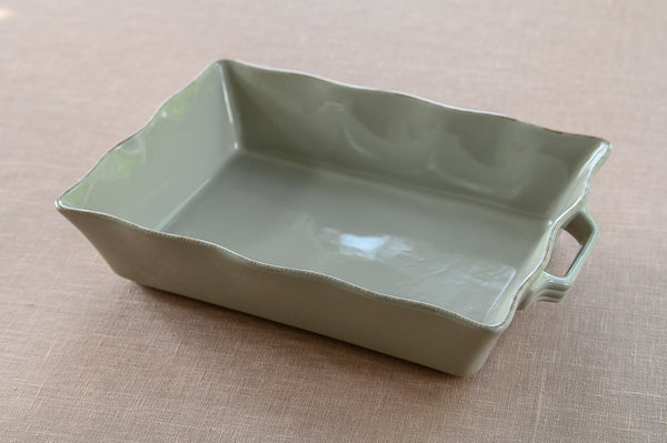 Ceramic Ovenware Dish - Large Rectangular Taupe (2023 colour - Grey Putty)