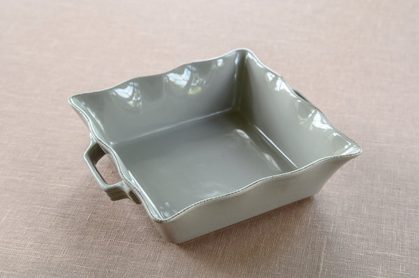 Ceramic Ovenware Dish - Large Square Taupe (2023 colour - Grey Putty)