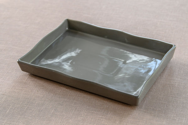 Ceramic Ovenware Flan Dish - Mink