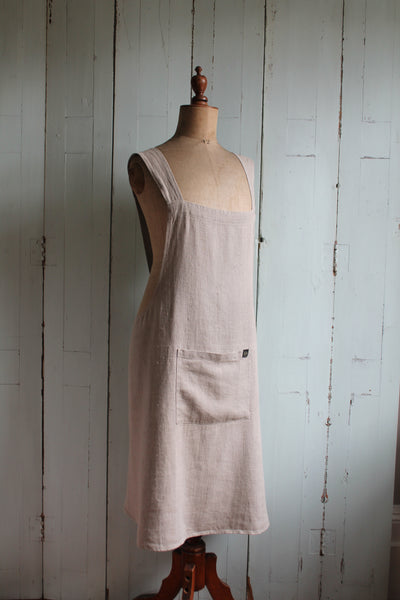 100% Linen Apron - Natural