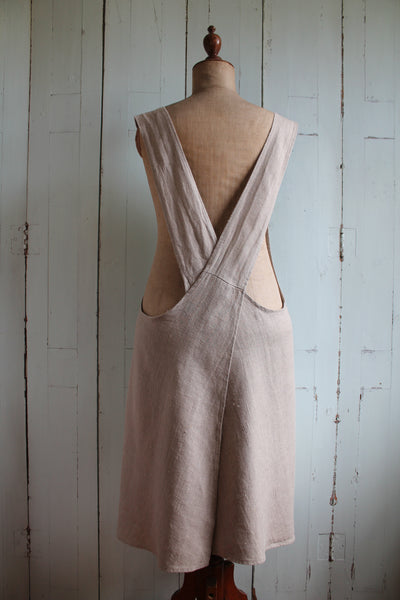 100% Linen Apron - Natural