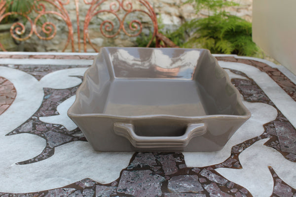 Ceramic Ovenware Dish - Large Rectangular Mink