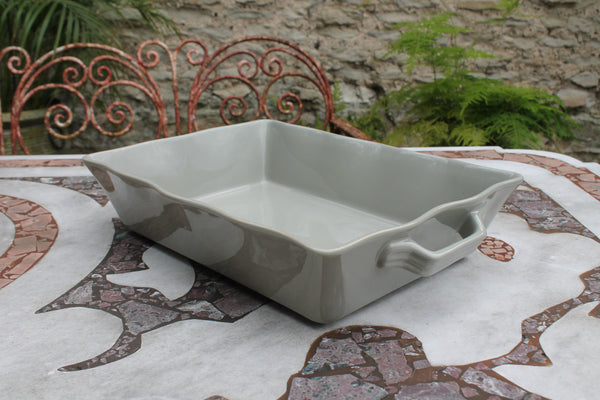 Ceramic Ovenware Dish - Large Rectangular Taupe (2023 colour - Grey Putty)