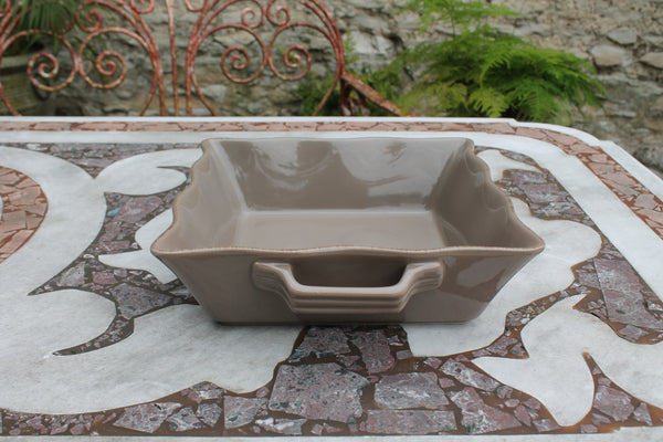 Ceramic Ovenware Dish - Large Square Mink