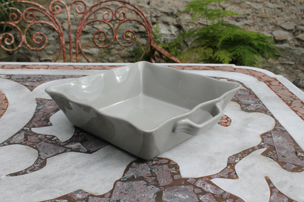 Ceramic Ovenware Dish - Large Square Taupe (2023 colour - Grey Putty)