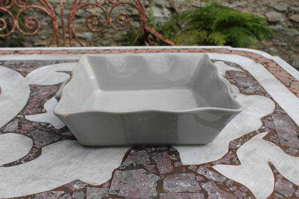 Ceramic Ovenware Dish - Large Square Taupe (2023 colour - Grey Putty)