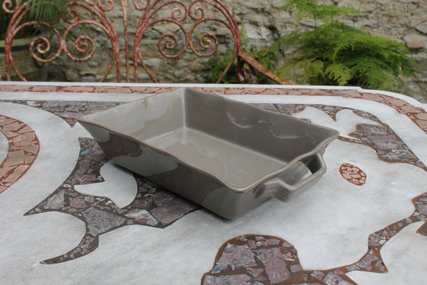 Ceramic Ovenware Dish - Small Rectangular Mink