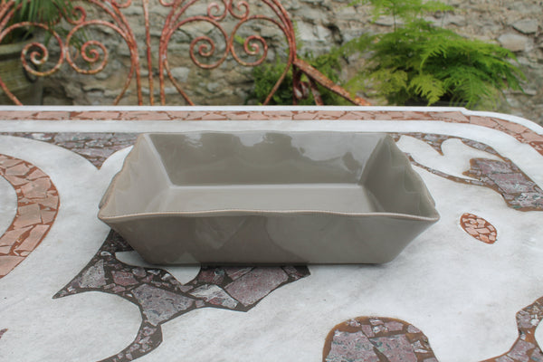 Ceramic Ovenware Dish - Small Rectangular Mink