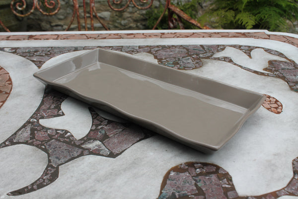 Ceramic Platter - Long Mink