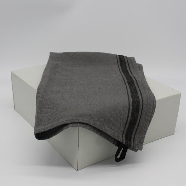 100% Linen Teatowel - Olbia Grey